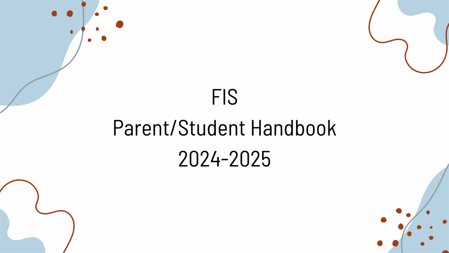  Parent/Student Handbook